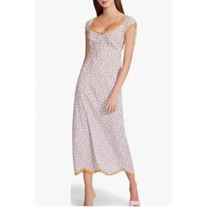 Betsey Johnson Starlight Calico Ditsy Print Maxi Dress In Starlight Blue